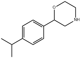 Morpholine,2-[4-(1-methylethyl)phenyl]- Structure