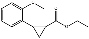 trans-ethyl-2-(2-methoxyphenyl)cyclopropane-1-carboxylate Structure