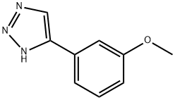 1H-1,2,3-Triazole, 5-(3-methoxyphenyl)- 구조식 이미지