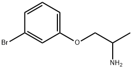 1-(2-Aminopropoxy)-3-bromobenzene Structure