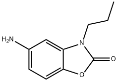 2(3H)-Benzoxazolone, 5-amino-3-propyl- Structure