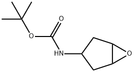 Carbamic acid, N-6-oxabicyclo[3.1.0]hex-3-yl-, 1,1-dimethylethyl ester Structure