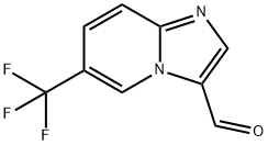 Imidazo[1,2-a]pyridine-3-carboxaldehyde, 6-(trifluoromethyl)- 구조식 이미지