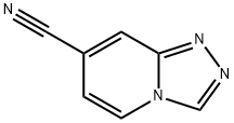 1,2,4]triazolo[4,3-a]pyridine-7-carbonitrile 구조식 이미지