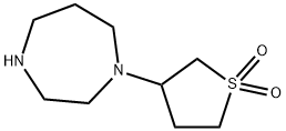 1H-1,4-Diazepine, hexahydro-1-(tetrahydro-1,1-dioxido-3-thienyl)- Structure