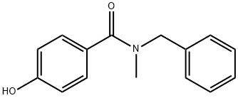 Benzamide, 4-hydroxy-N-methyl-N-(phenylmethyl)- Structure