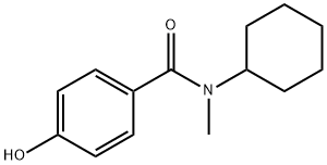 Benzamide, N-cyclohexyl-4-hydroxy-N-methyl- Structure