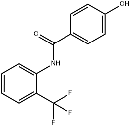 Benzamide, 4-hydroxy-N-[2-(trifluoromethyl)phenyl]- Structure