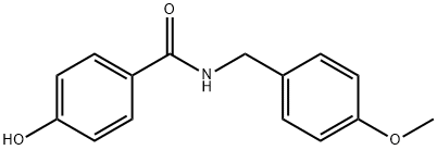 Benzamide, 4-hydroxy-N-[(4-methoxyphenyl)methyl]- Structure