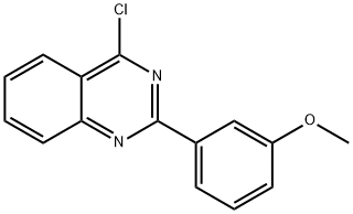 Quinazoline, 4-chloro-2-(3-methoxyphenyl)- Structure