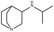 1-Azabicyclo[2.2.2]octan-3-amine, N-(1-methylethyl)- Structure