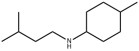 Cyclohexanamine, 4-methyl-N-(3-methylbutyl)- Structure