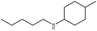 Cyclohexanamine, 4-methyl-N-pentyl- Structure