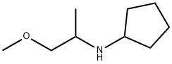 Cyclopentanamine, N-(2-methoxy-1-methylethyl)- Structure