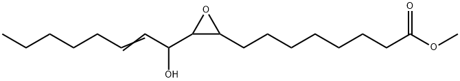 2-Oxiraneoctanoic acid, 3-(1-hydroxy-2-octen-1-yl)-, methyl ester Structure