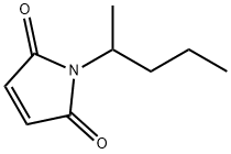 1H-Pyrrole-2,5-dione, 1-(1-methylbutyl)- 구조식 이미지