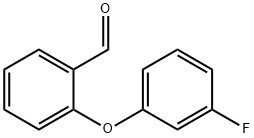 Benzaldehyde, 2-(3-fluorophenoxy)- 구조식 이미지