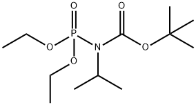 Carbamic acid, N-(diethoxyphosphinyl)-N-(1-methylethyl)-, 1,1-dimethylethyl ester 구조식 이미지