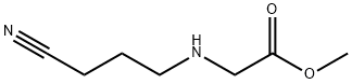 Glycine, N-(3-cyanopropyl)-, methyl ester Structure