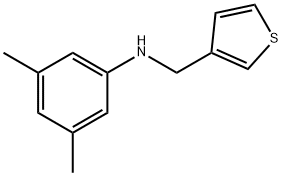 3-Thiophenemethanamine, N-(3,5-dimethylphenyl)- Structure