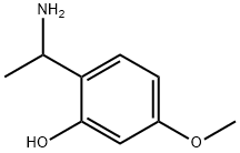 Phenol, 2-(1-aminoethyl)-5-methoxy- 구조식 이미지