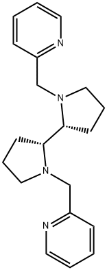 Pyridine, 2,2'-[(2R,2'R)-[2,2'-bipyrrolidine]-1,1'-diylbis(methylene)]bis- 구조식 이미지