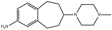 7-(4-methylpiperazin-1-yl)-6,7,8,9-tetrahydro-5H-benzo[7]annulen-3-amine Structure