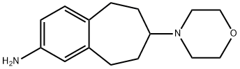 7-morpholin-4-yl-6,7,8,9-tetrahydro-5H-benzo[7]annulen-3-amine Structure