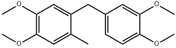 Benzene, 1-[(3,4-dimethoxyphenyl)methyl]-4,5-dimethoxy-2-methyl- 구조식 이미지