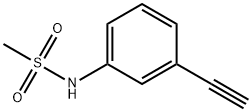 Methanesulfonamide, N-(3-ethynylphenyl)- Structure