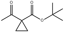 Cyclopropanecarboxylic acid, 1-acetyl-, 1,1-dimethylethyl ester Structure