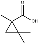Cyclopropanecarboxylic acid, 1,2,2-trimethyl- 구조식 이미지