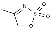 5H-1,2,3-Oxathiazole, 4-methyl-, 2,2-dioxide 구조식 이미지