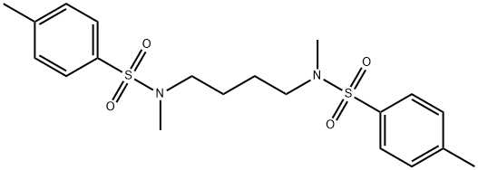 Benzenesulfonamide, N,N'-1,4-butanediylbis[N,4-dimethyl- 구조식 이미지