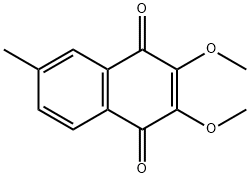 2,3-Dimethoxy-6-methylnaphthalene-1,4-dione Structure