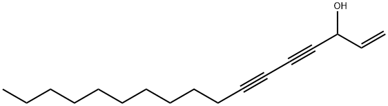 1-Heptadecene-4,6-diyn-3-ol 구조식 이미지