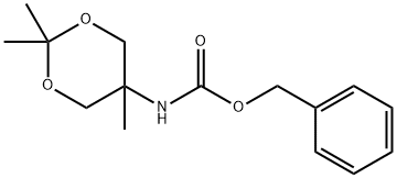 (2,2,5-trimethyl-[1,3]-dioxan-5-yl)carbamic acid benzyl ester 구조식 이미지