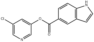 5-Chloropyridin-3-yl 1H-Indole-5-carboxylate Structure