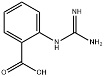 Benzoic acid, 2-[(aminoiminomethyl)amino]- Structure