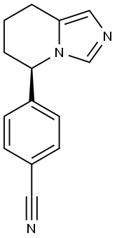 Benzonitrile, 4-[(5R)-5,6,7,8-tetrahydroimidazo[1,5-a]pyridin-5-yl]- 구조식 이미지