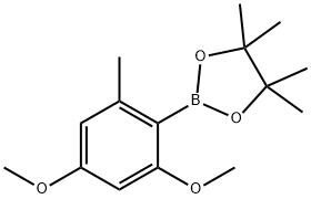 1,3,2-Dioxaborolane, 2-(2,4-dimethoxy-6-methylphenyl)-4,4,5,5-tetramethyl- Structure