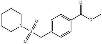 Methyl 4-[(piperidine-1-sulfonyl)methyl]benzoate Structure