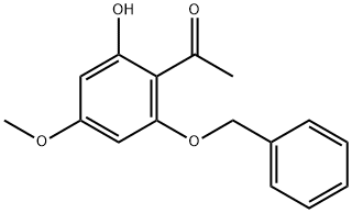 1-[2-Hydroxy-4-methoxy-6-(phenylmethoxy)phenyl]ethanone Structure