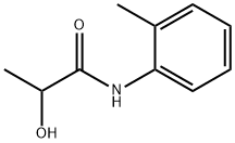 Propanamide, 2-hydroxy-N-(2-methylphenyl)- Structure