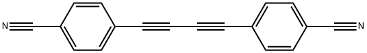 Benzonitrile, 4,4'-(1,3-butadiyne-1,4-diyl)bis- Structure