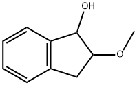 1H-Inden-1-ol, 2,3-dihydro-2-methoxy- Structure