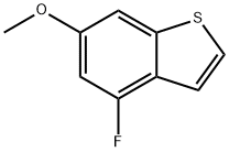 Benzo[b]thiophene, 4-fluoro-6-methoxy- Structure