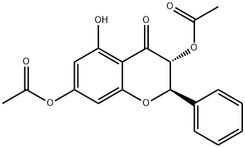 3,7-O-Diacetylpibanksin 구조식 이미지
