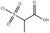 Propanoic acid, 2-(chlorosulfonyl)- Structure