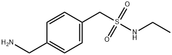 1-[4-(aminomethyl)phenyl]-N-ethylmethanesulfonamide Structure